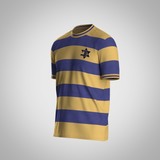 Maccabi Retro Shirt - Blue Yellow Stripes