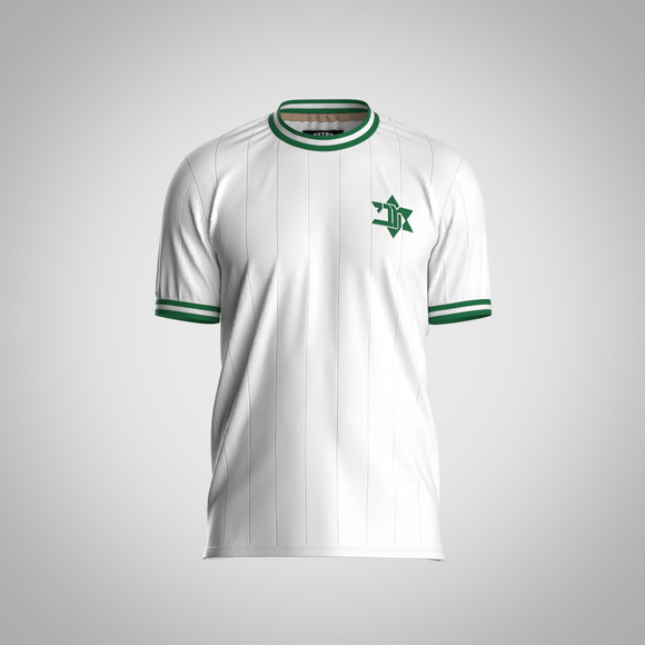 Maccabi Retro Shirt - White and Green